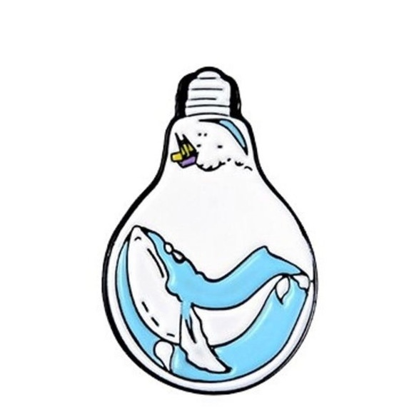 Enamel Ocean Wave Brooch Set, Scrub Pin Collector - Picture 3 of 6